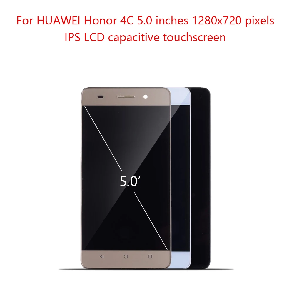 5 0 ''ЖК дисплей для Huawei Honor 4C ЖК-дисплей сенсорный экран дигитайзер сборки