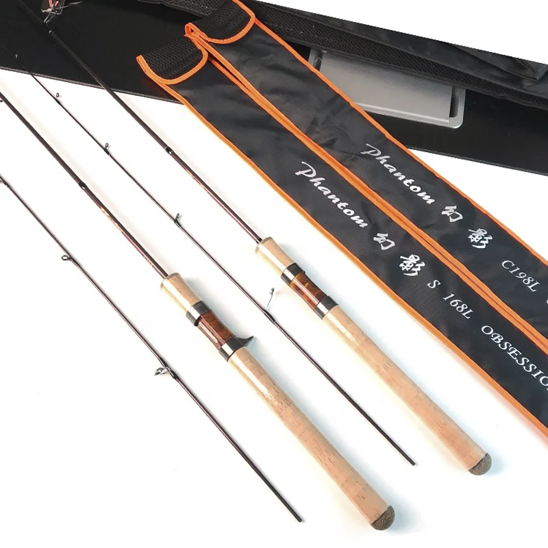 

Carbon Spinning Casting Fishing Rod 1.8m 1.98m 2.1m 2.25m L Action Ultralight Baitcasting Rod for Bass Pike Fishing Tackle