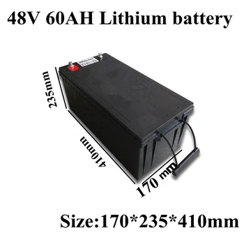 

48V 60Ah Battery for Electric Motorcycle Electric Motorcycle Battery Pack with High Capacity Lipo Battery Inside + 10A Charger