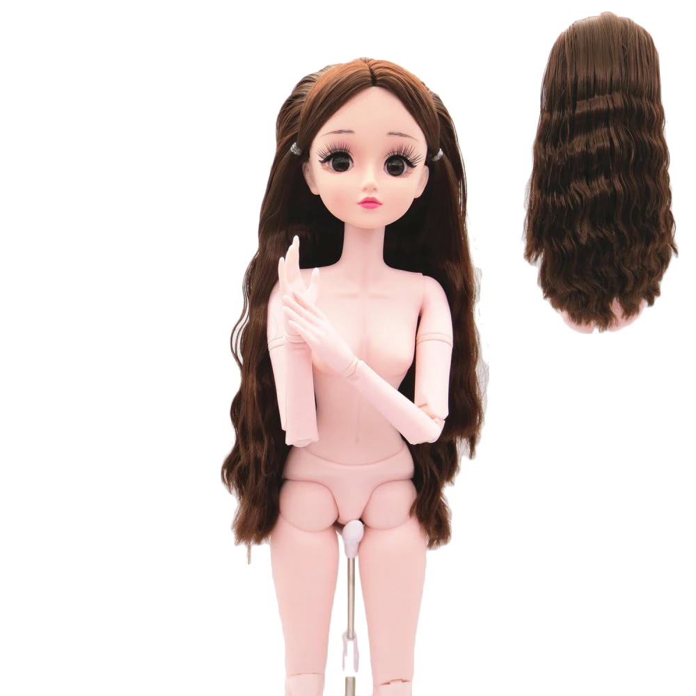 60 см BJD куклы 17 шаровые шарнирные DIY обнаженное тело с 3D глазами голова игрушки для