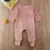 2020 Baby Summer Clothing Newborn Infant Baby Girl Boy Clothes Velvet Footies Solid Long Sleeve Комбинезон Наряды 0-18 М