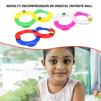 

Children Kids 88 Shape Infinite Loop Track Cure Hand Eye Coordination Exercise Training Equipment Sensory Integration Toys Gift