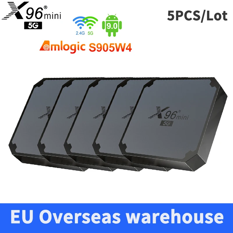Мини-ТВ-приставка x96 Android 9 0 Amlogic S905W4 2 4 ГГц | Электроника