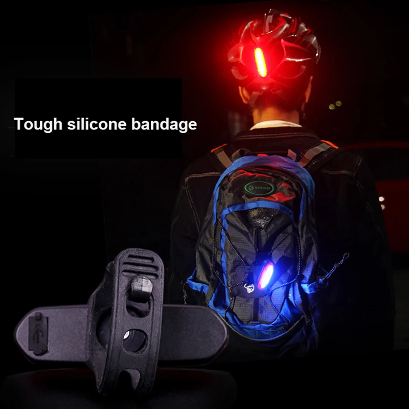 120Lm Bike Light USB Rechargeable Bicycle Taillight Waterproof Night Riding Safety Warning LED Cycling Rear Light Bike Accessory