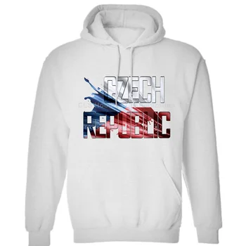 

Czech Republic flag - white top country - Mens Unisex (Womens) Winter Hoodies Sweatshirts Free Shipping