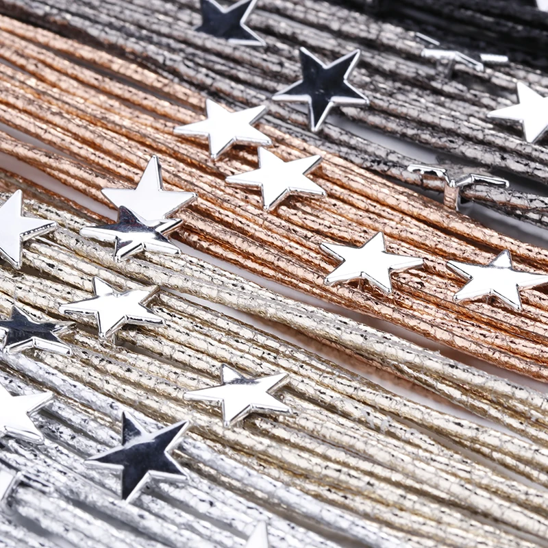 Женский кожаный браслет Flashbuy простой многослойный с магнитной застежкой