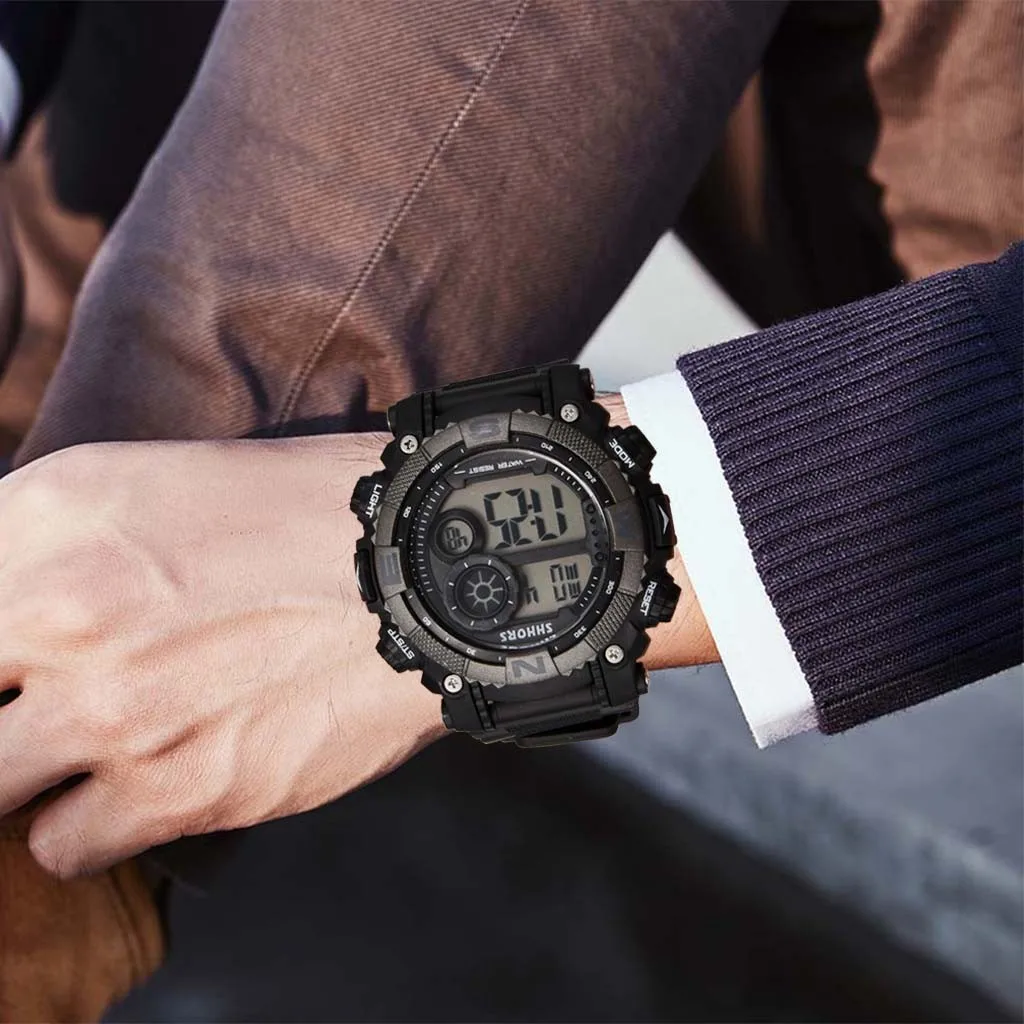 

Military Army Digital LED Watch Men Fashion Casual Electronics Wristwatches Clock Relojes Luxury Brand Sports Mens Watches #W