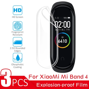 

protector mi band 4 protective film for xiaomi smart bracelet 4 miband wristband watch smartband screen safety film not glass