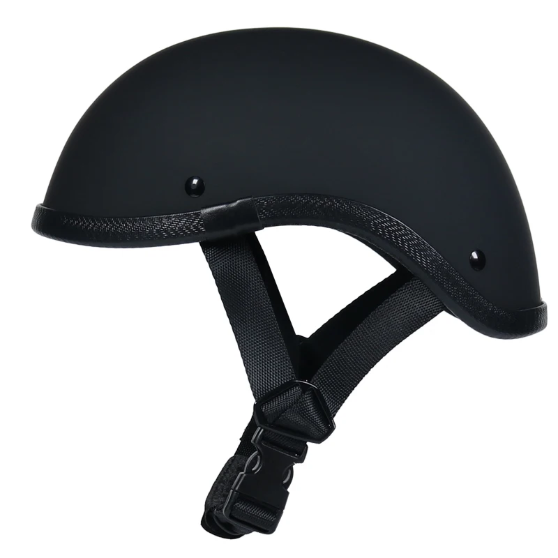 Универсальный мотоциклетный шлем винтажный матовый черный шлем Ретро стиль для мотоцикла - Цвет: 6