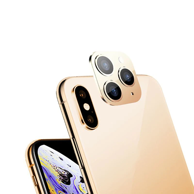 Новая крышка для объектива камеры для iPhone X XS/XS, максимальная Замена секунд для iPhone 11 Pro, наклейка, Модифицированная Крышка для камеры, защита из сплава
