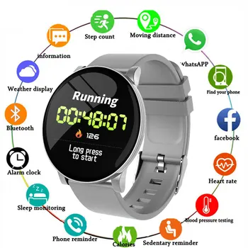 

Sport Silicone Wristband Camera Multifunction Smart Watch for Men Manage Health Fitness Tracker