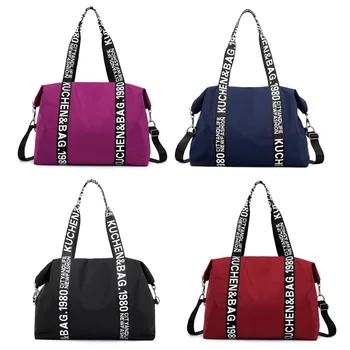 

Casual Tote Women'S Shoulder Tote Nylon Large Capacity Ladies Bag Letter Shopping Bag