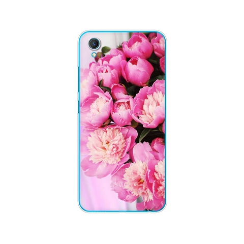 Vivo Y1s Cases Soft Silicon TPU Back Cover Phone Case For VIVO Y1S Y 1s Y1 s VivoY1s 2020 Case 6.22 inch Coque Shell flower