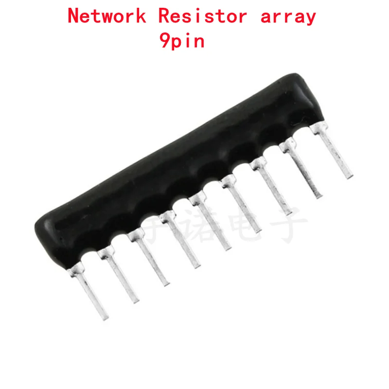 10 Stück DIP-Netzwerkwiderstand-Array 9-polig –  Produktbild-Vorschau 2