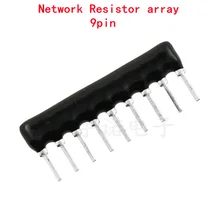 

10pcs DIP exclusion Network Resistor array 9pin 47 100 220 330 470 510 680 1K 1.2K 1.5K 2K 2.2K 3.3K 4.7K 5.1K 5.6K 10K 100K ohm