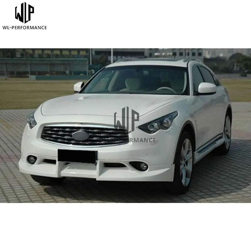 FX35 QX70 PU Неокрашенный Черный праймер Авто кузова наборы передняя губа задний