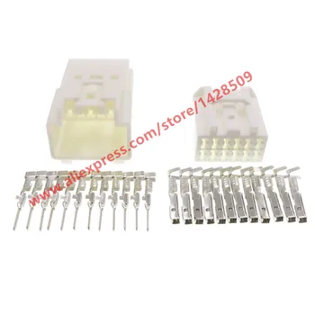 

5 Sets 12 Pin Car ECU Plug Computer Wire Socket Female Male Auto Connectors For Nissan