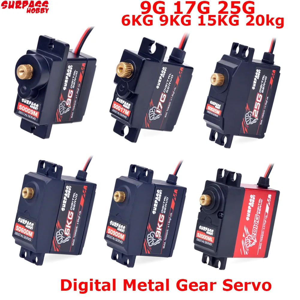 RC4WD Twister Hochdrehmoment Metallgetriebe Digital Servo V2 Für Miller