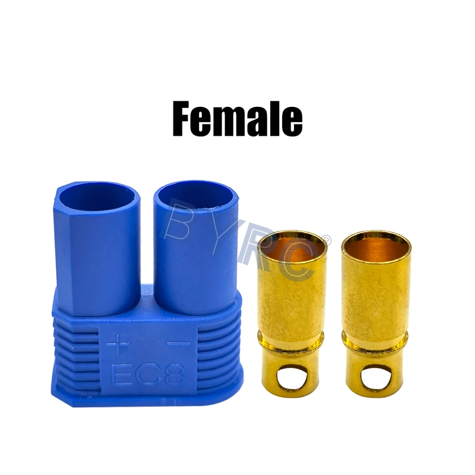 10 Set Adattatore Di Connettore Maschio Femmina Proiettile Bullet Spina Banana EC3 3.5mm Per Batteria ESC RC Lipo - Foto 5