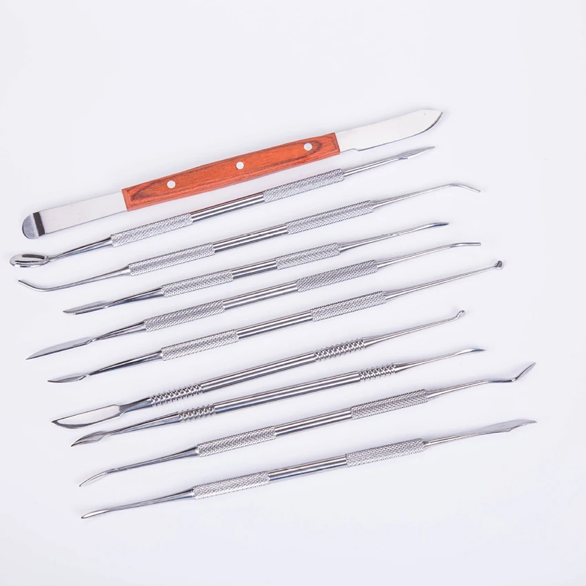 1 Set Dental Wax Carving Tool Stainless Steel Sculpture Instrument  Versatile Kit Dental Lab Equipment - AliExpress