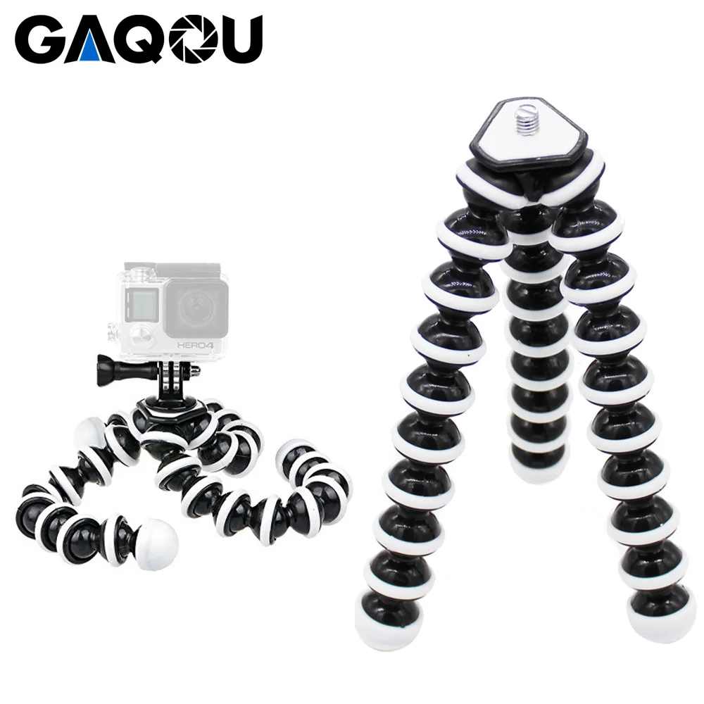  GAQOU Large Size Flexible Tripod Stand Mini Gorillapod Monopod Octopus Tripod for Gopro Digital Cam