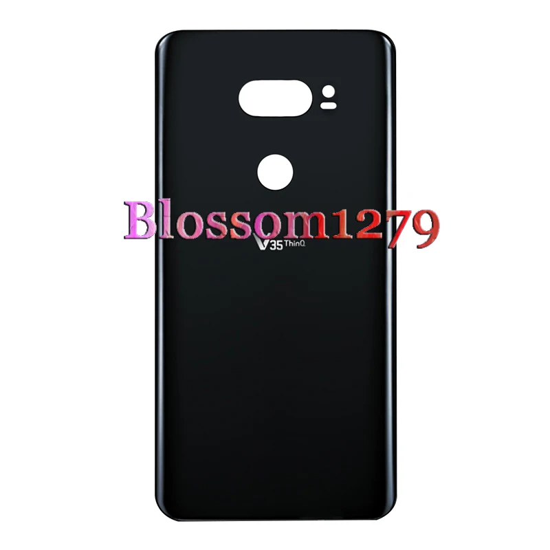 10 шт. задняя Дверная панель для LG V35 ThinQ V35ThinQ задняя крышка для батареи стеклянный чехол для ремонта