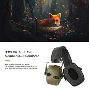 

Electronic Ear Protection Sound Amplification Noise Reduction Ear Muffs Noise-proof Electronic Shooting Earmuff