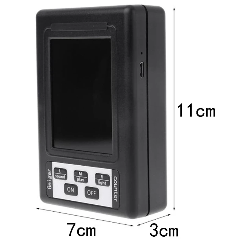 US $53.99 1pcs Upgrade Geiger Counter Nuclear Radiation Detector Personal Dosimeter Marble