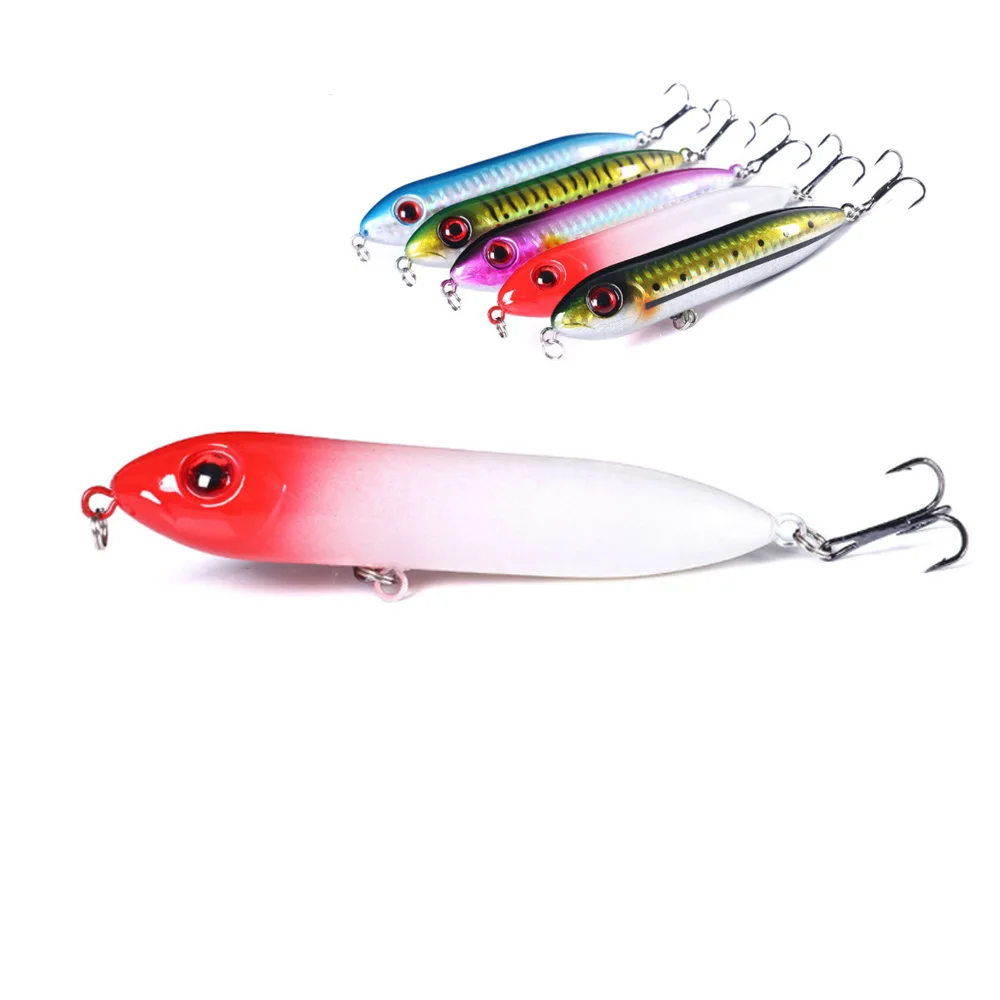 Topwater Pencil Fishing Lure Whopper 9.6cm 12g Hard Bait Top Water