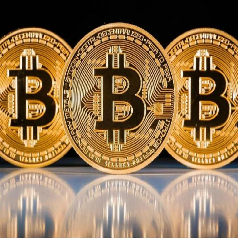 Американская золотая монета Биткоин Иностранная украшение для дома держатель