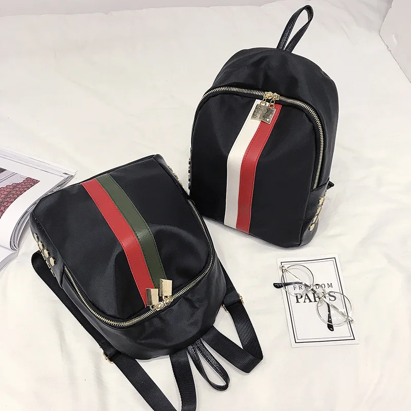 

Fashion Backpack Oxford Cloth Casual Backpack Women's Korean-style Mommy School Bag Fashion Versatile Soft Leather 2018 New Styl