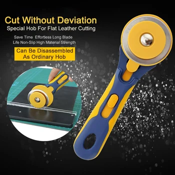 

New 60mm Rotary Cutter For Patchwork Sewing Fabric Quilting Leather Craft High Quality Rotary Round Cutter Fabric Cutter