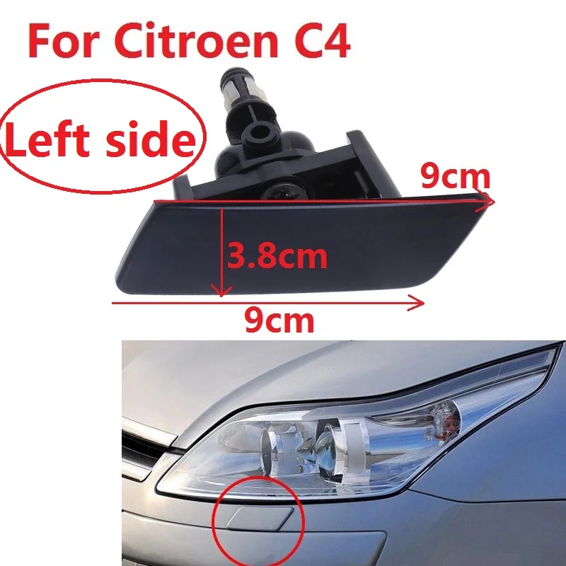 CAPQX для Peugeot 307 207 Citron C4 передний бампер головной светильник Омыватель