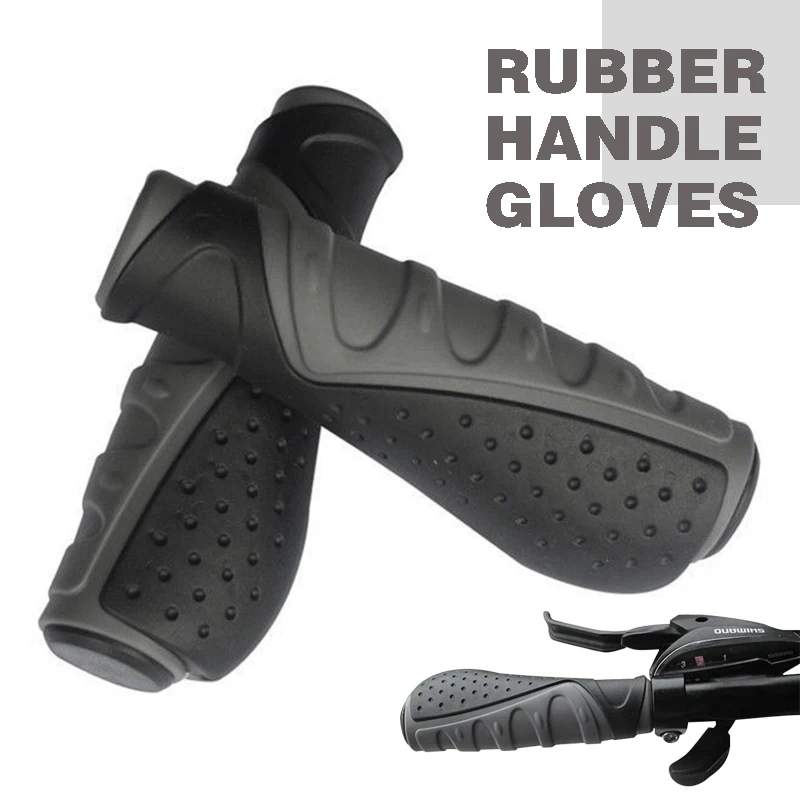 

1 Pair Ergonomic MTB Bike Anti-slip Handle Cover Bicycle Cycling Rubber Grip Cycling Accessories Suitable for 22mm Handlebars