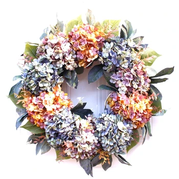 

Hydrangea wreath Wedding Wreath Flower Christmas Garland Home door Decoration