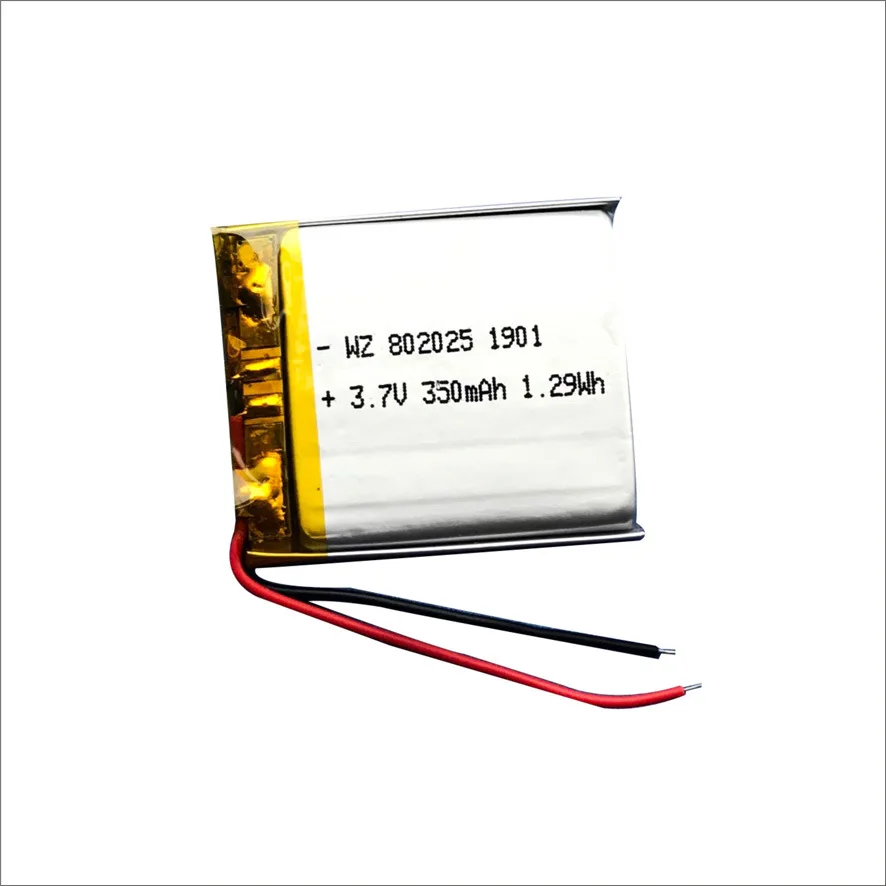 3,7 V батарея 802025/782025 батарея освещение часы браслет батарея