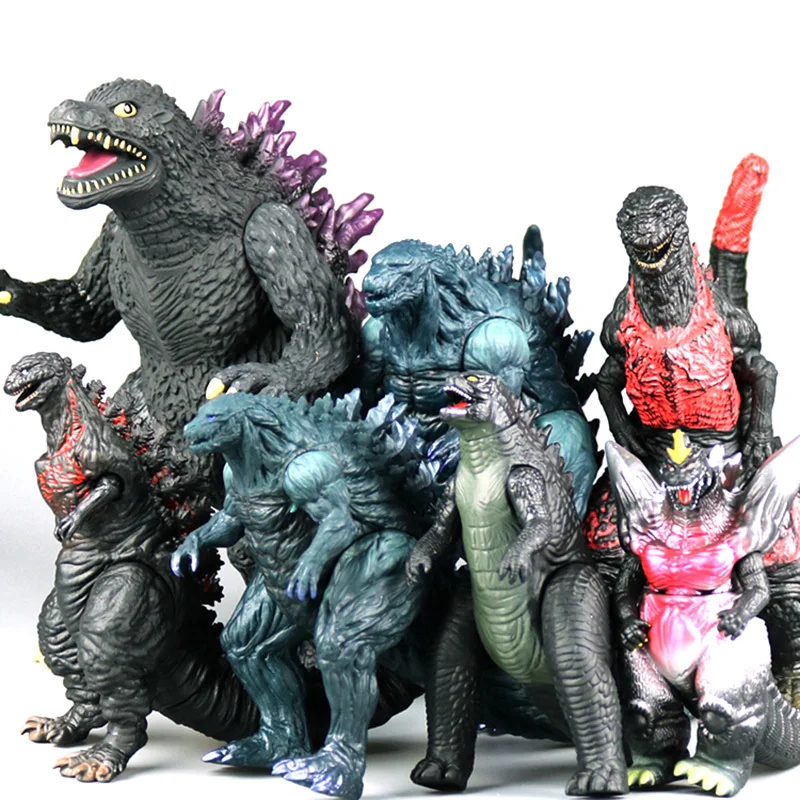 Monster Gojira ПВХ фигурки аниме игрушки шарнирное подвижное украшение NECA