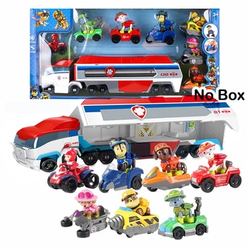 

New SPIN MASTER Kids Toys Set Mobile Rescue Big Bus Car Toys PVC Action Figure Model Rescue Dog Toy for Children's Birthday Gift