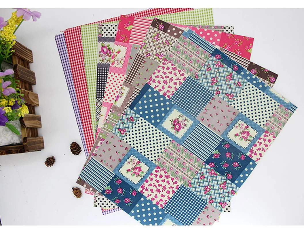 

Korean Version of Cloth Art Handmade DIY Cloth Stickers Living Decoration Printing Cloth Sewing Art Stickers DIY Gift Decoration