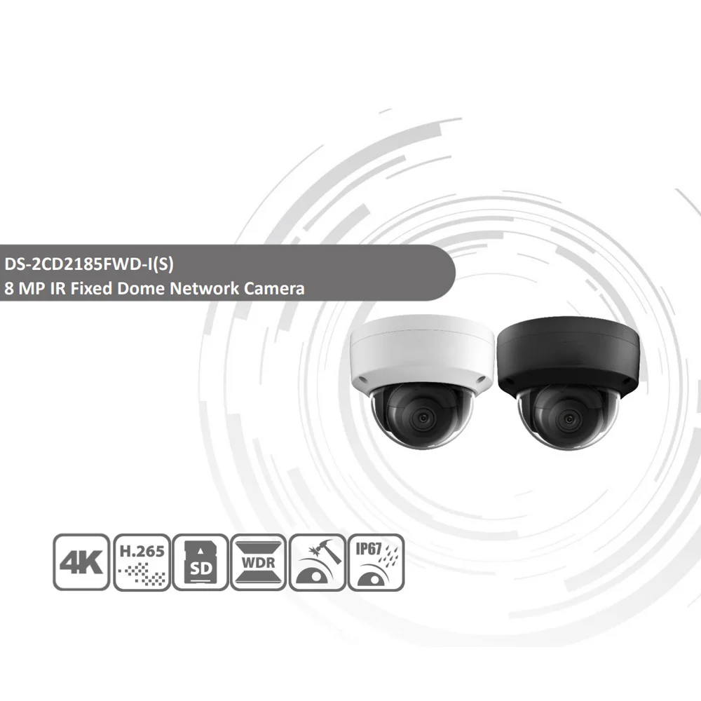 Предварительная продажа Hikvision оригинальная IP камера фотосессия 8 Мп Сетевая