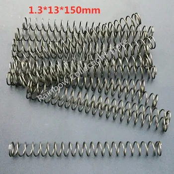 

2pcs/lot Wire dia. 1.3 Outer Dia. 13 Length 150mm Strong compression spring High-pressure anti-fatigue springs