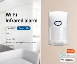 Mini détecteurs infrarouges sans fil, alarme intelligente Tuya WiFi, capteur de mouvement PIR, fonctionne avec Alexa Google Home 