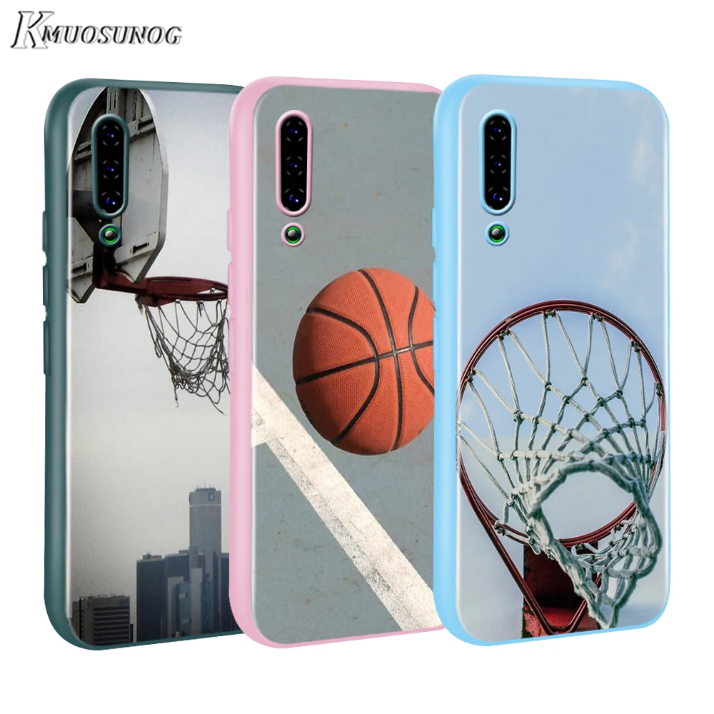 

Cool basketball Art Baseus Candy Color Cover for Xiaomi Mi NOTE 10 9 8 Pro 9T SE A1 A2 A3 CC9 SE Lite F1 Phone Case