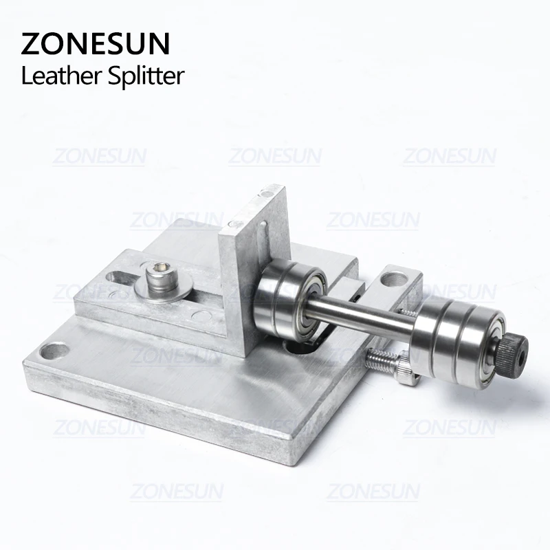 ZONESUN Leather Strip Cutter Splitter Paring Tool Strip Cutting Machine Leather Skiver for Bag Handle Guitar Straps Bracelet