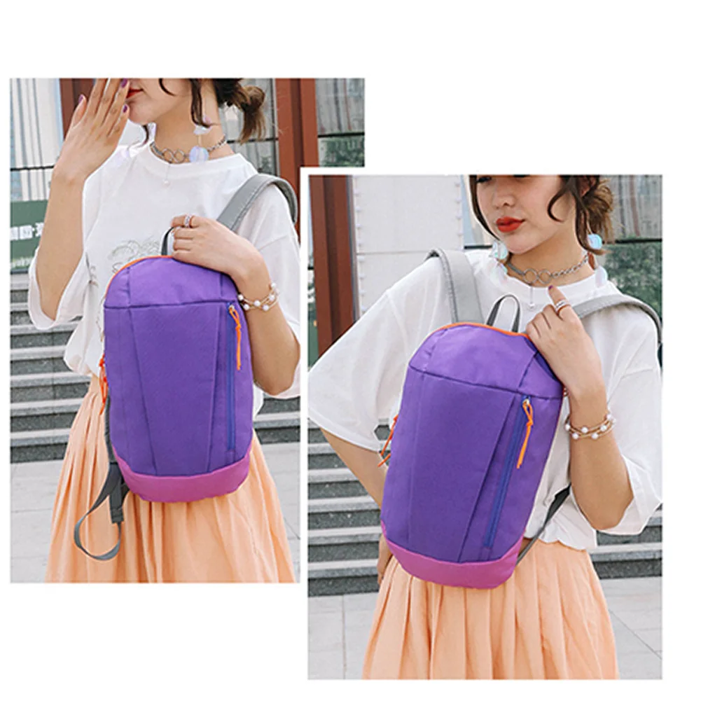 10L Sports Backpack Multifunction Adjustable Strap Outdoor Camping Zipper Closure Travel Hiking Waterproof Bags