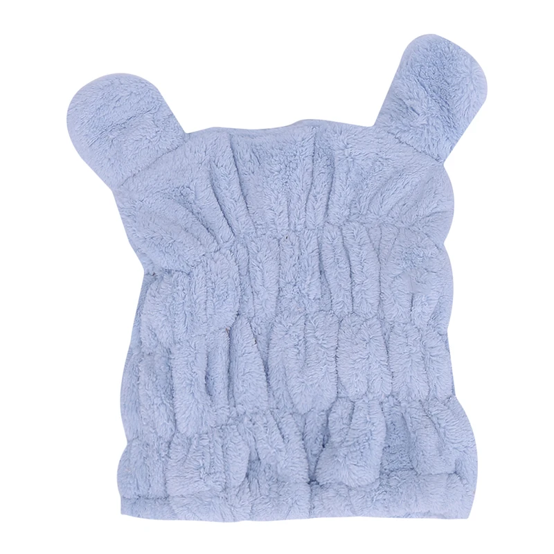 Cute Short Ear Rabbit Dry Hair Cap Shower Cap Bath Towel Strong Absorbing Drying Velvet Ultra-Soft Special Hair Dry Hat Towels