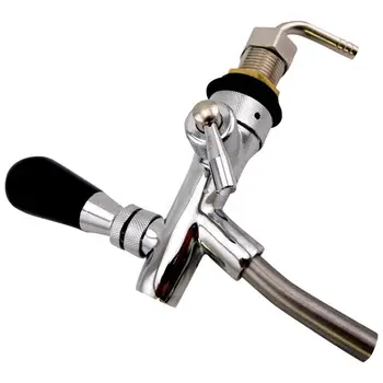 

New Adjustable Draft Beer Faucet With Flow Controller For Keg Tap Homebrew Dispenser