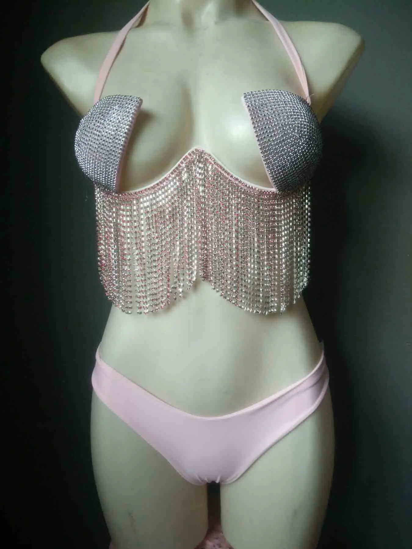 Венера Отдых стиль алмаз бикини набор кистями siamwear горный хрусталь кристалл купальный костюм сексуальный женский купальник