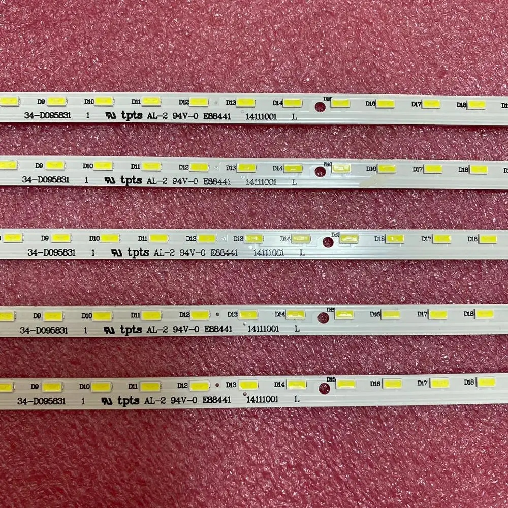 Luz de Fundo para Panasonic Nova Lote Tira Conduzida Tx-39a400b 39a400e 39as500b 39as600b Tc39a400b Tc39a600b V390hj1-le6-trem1 Trew1 5 Pçs - - Image 3
