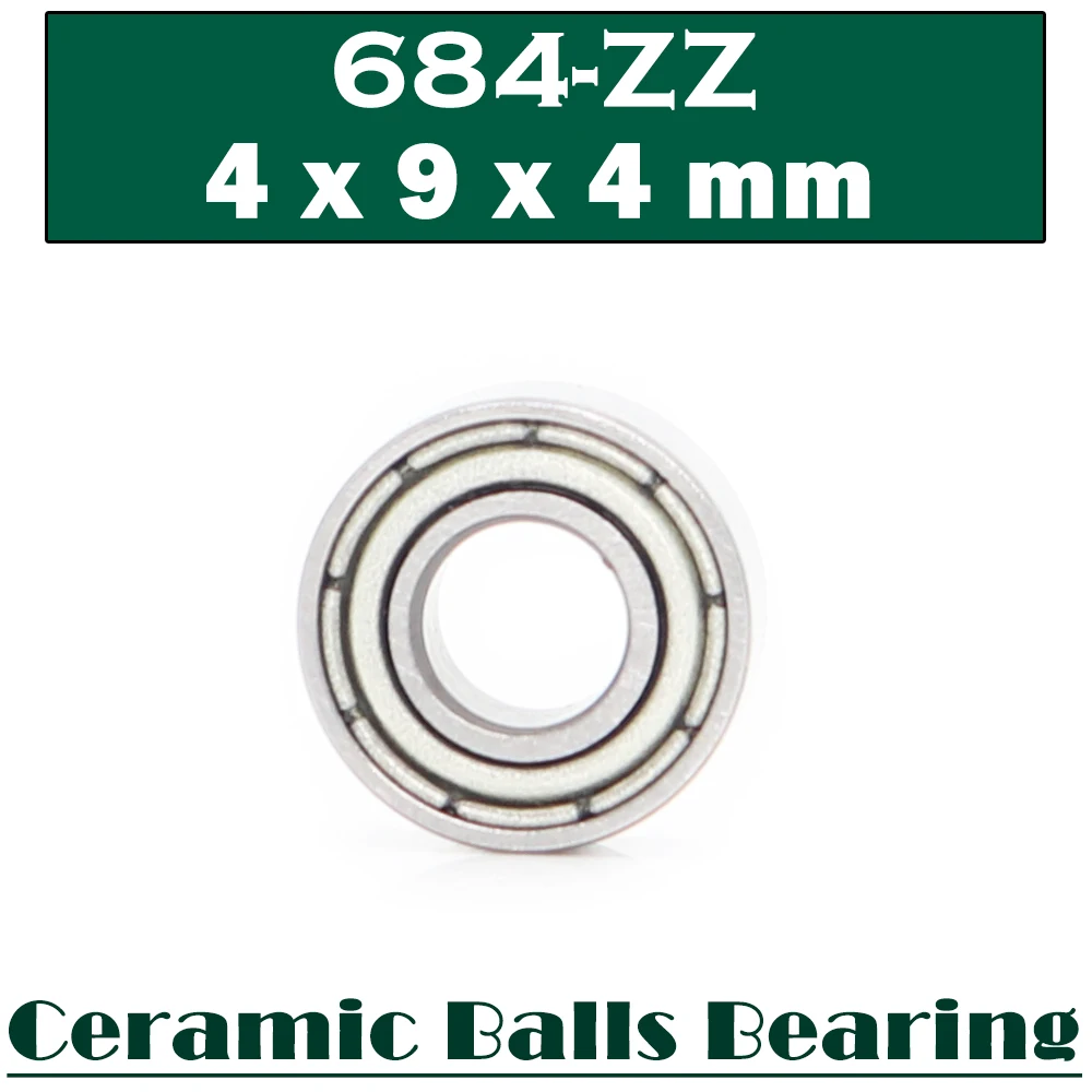 

684 Hybrid Ceramic Bearing 4*9*4 mm ( 1 PC ) Industry Motor Spindle 684HC Hybrids Si3N4 Ball Bearings 3NC 684ZZ